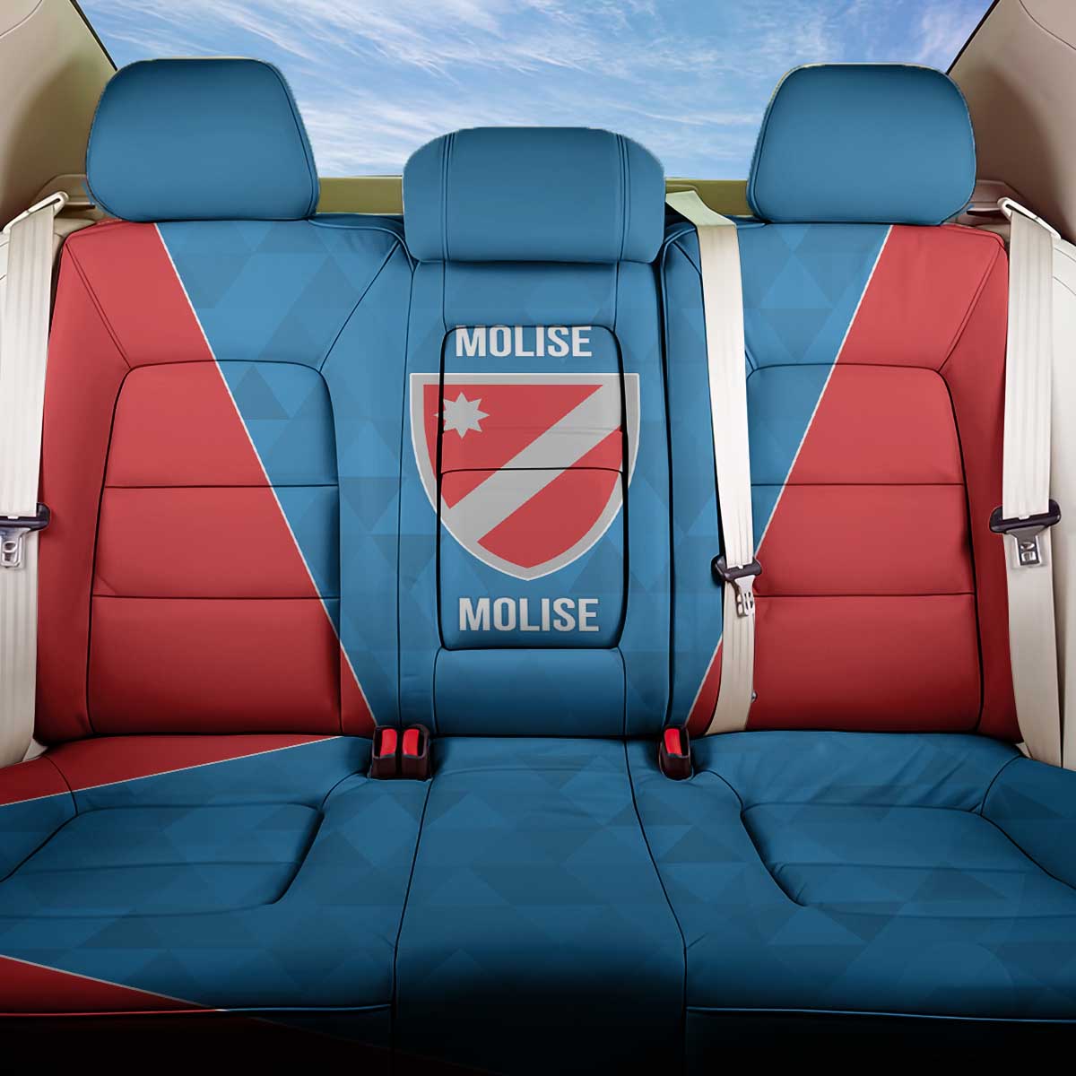 Personalized Italy Molise Back Car Seat Cover Inspiration Flags Style