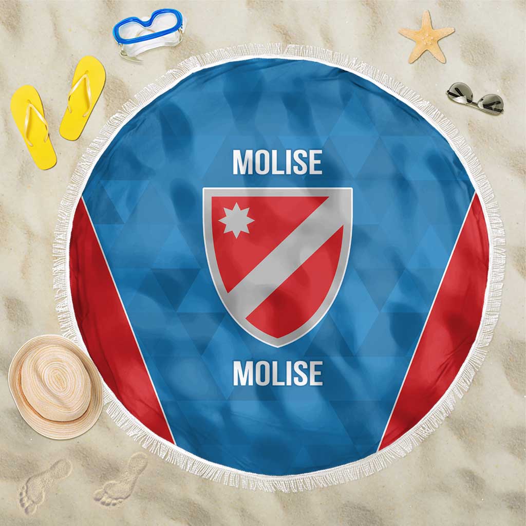 Personalized Italy Molise Beach Blanket Inspiration Flags Style