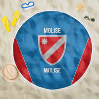 Personalized Italy Molise Beach Blanket Inspiration Flags Style