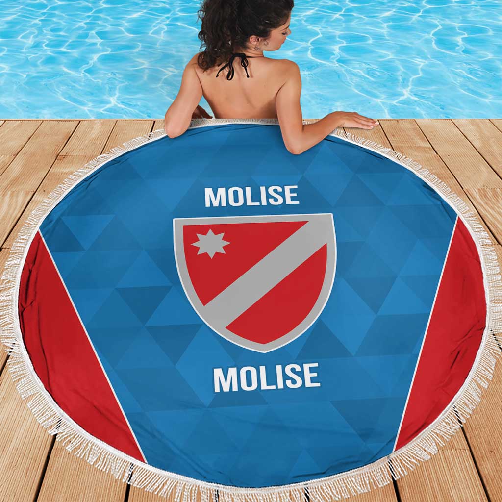 Personalized Italy Molise Beach Blanket Inspiration Flags Style