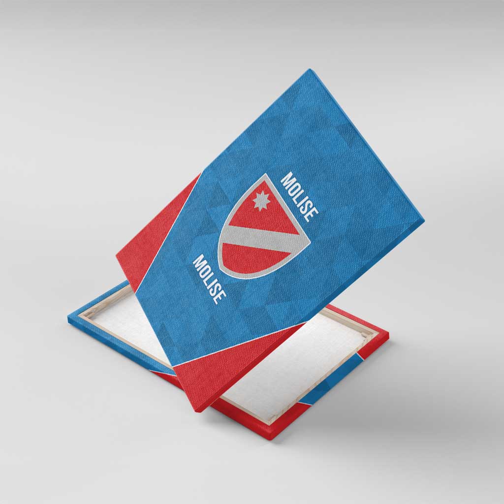 Personalized Italy Molise Canvas Wall Art Inspiration Flags Style