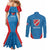 Personalized Italy Molise Couples Matching Mermaid Dress and Long Sleeve Button Shirt Inspiration Flags Style