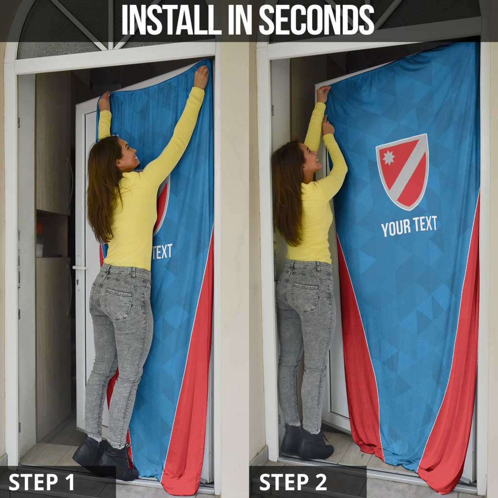 Personalized Italy Molise Door Cover Inspiration Flags Style - Wonder Print Shop