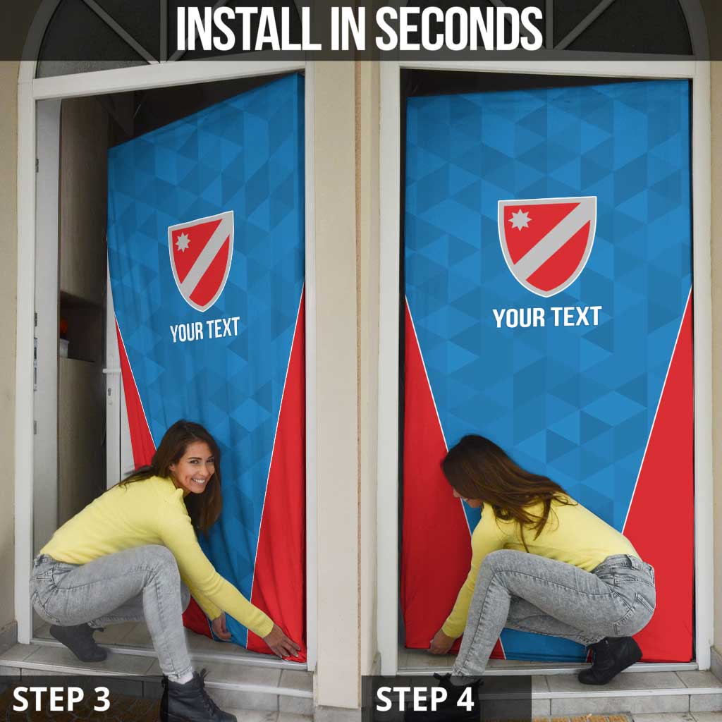 Personalized Italy Molise Door Cover Inspiration Flags Style - Wonder Print Shop