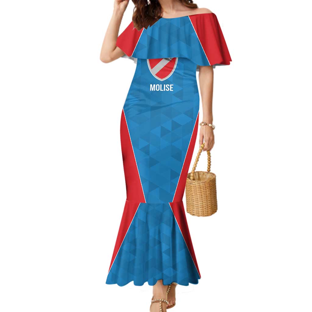 Personalized Italy Molise Family Matching Mermaid Dress and Hawaiian Shirt Inspiration Flags Style