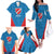 Personalized Italy Molise Family Matching Off The Shoulder Long Sleeve Dress and Hawaiian Shirt Inspiration Flags Style