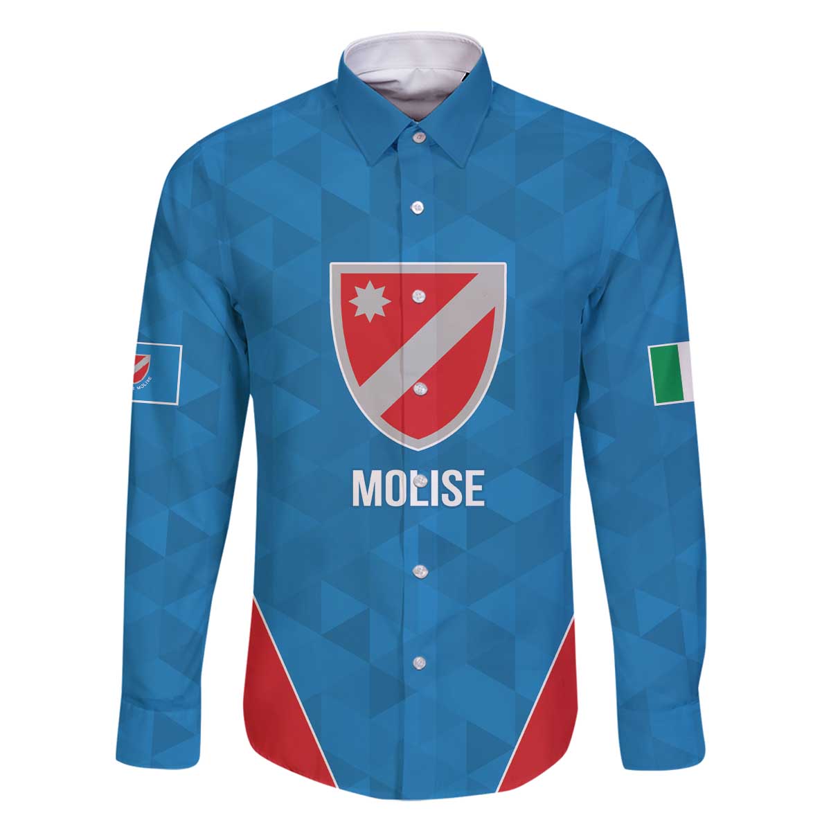 Personalized Italy Molise Family Matching Off The Shoulder Long Sleeve Dress and Hawaiian Shirt Inspiration Flags Style