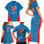 Personalized Italy Molise Family Matching Short Sleeve Bodycon Dress and Hawaiian Shirt Inspiration Flags Style