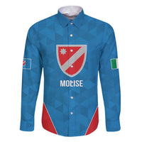 Personalized Italy Molise Family Matching Short Sleeve Bodycon Dress and Hawaiian Shirt Inspiration Flags Style