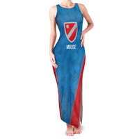 Personalized Italy Molise Family Matching Tank Maxi Dress and Hawaiian Shirt Inspiration Flags Style