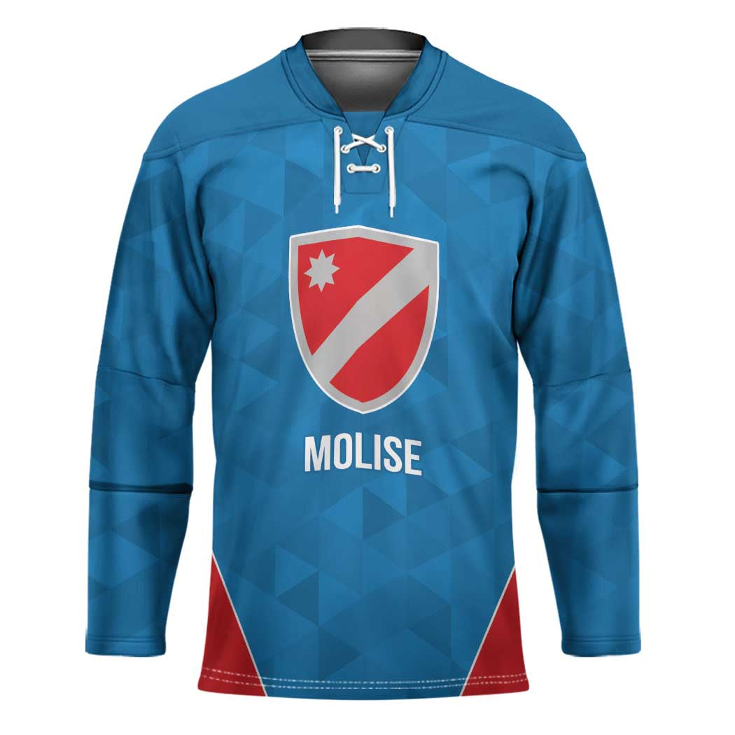 Personalized Italy Molise Hockey Jersey Inspiration Flags Style - Wonder Print Shop