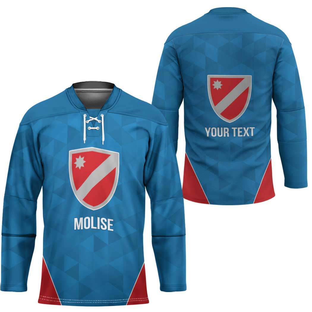 Personalized Italy Molise Hockey Jersey Inspiration Flags Style - Wonder Print Shop