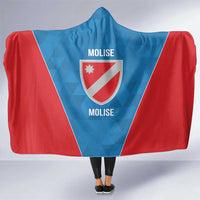 Personalized Italy Molise Hooded Blanket Inspiration Flags Style