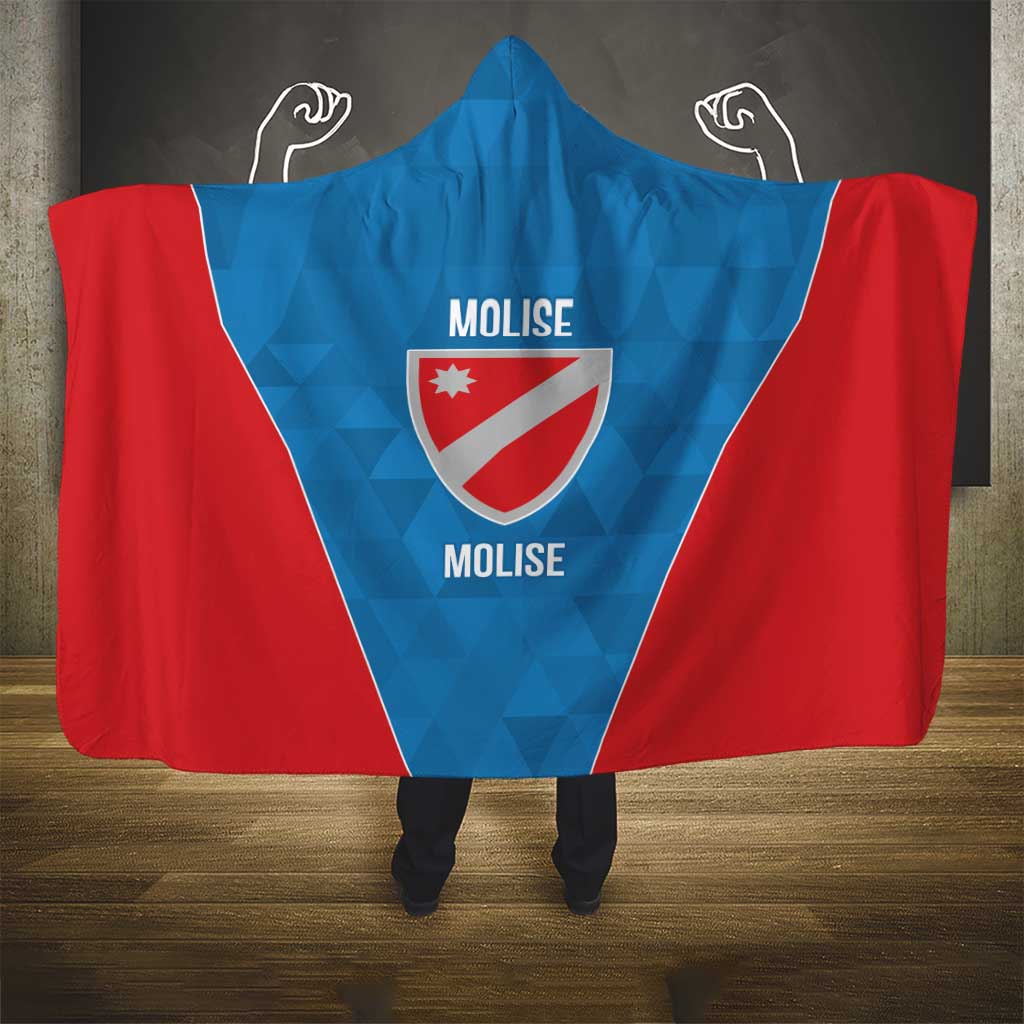 Personalized Italy Molise Hooded Blanket Inspiration Flags Style