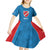 Personalized Italy Molise Kid Short Sleeve Dress Inspiration Flags Style