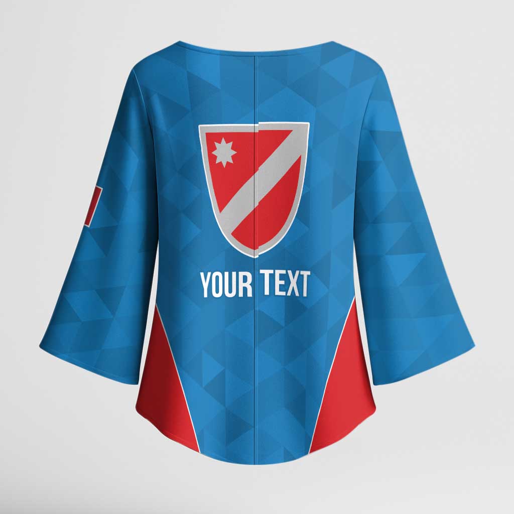 Personalized Italy Molise Kimono Sleeve Blouse Inspiration Flags Style - Wonder Print Shop