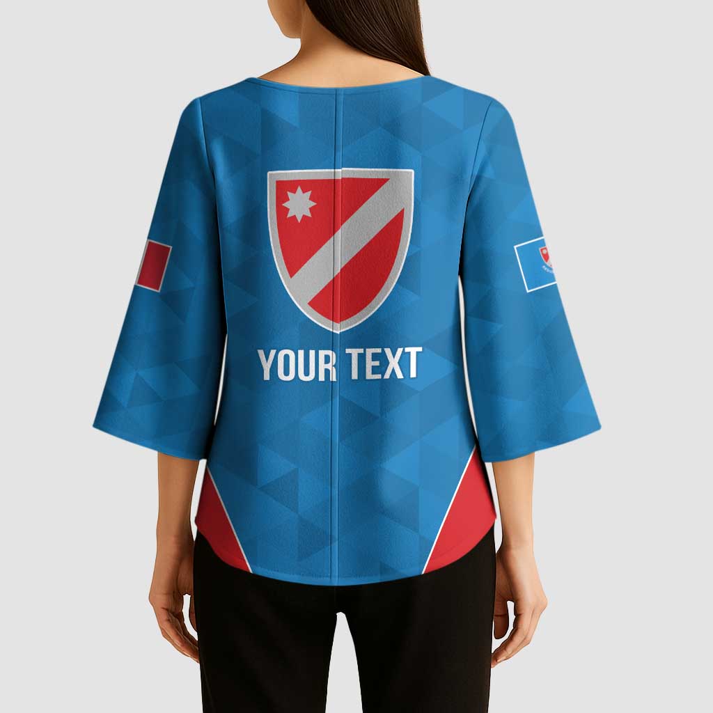 Personalized Italy Molise Kimono Sleeve Blouse Inspiration Flags Style - Wonder Print Shop