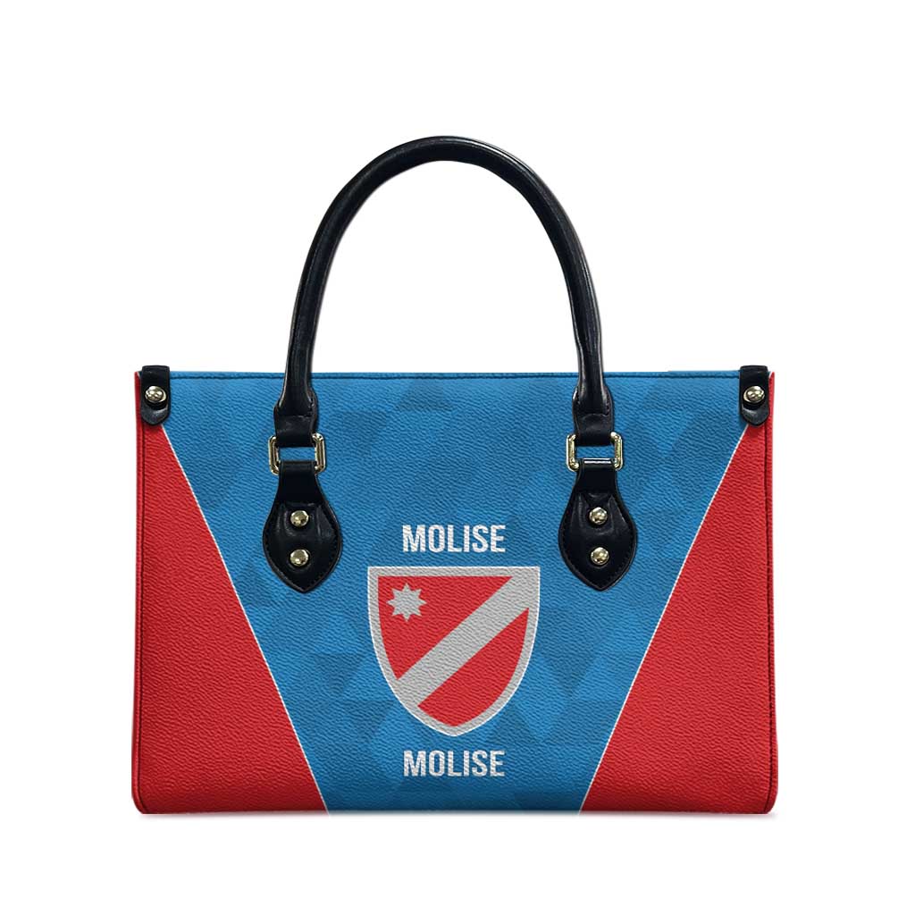 Personalized Italy Molise Leather Bag Inspiration Flags Style - Wonder Print Shop