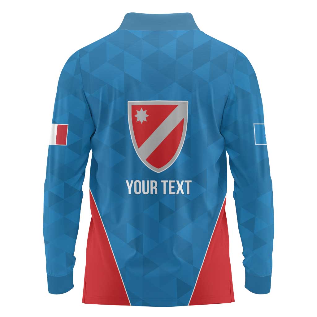 Personalized Italy Molise Long Sleeve Polo Shirt Inspiration Flags Style