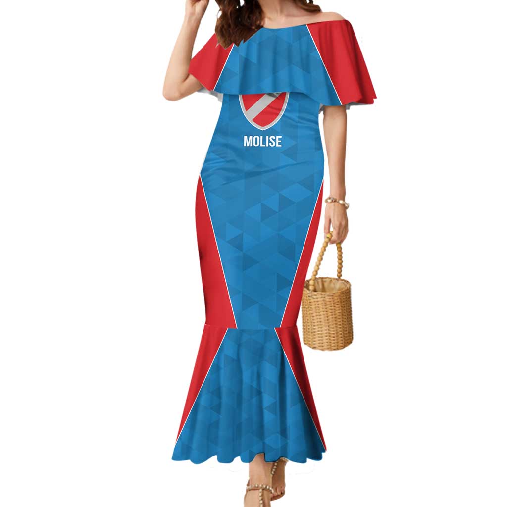 Personalized Italy Molise Mermaid Dress Inspiration Flags Style