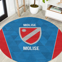 Personalized Italy Molise Round Carpet Inspiration Flags Style