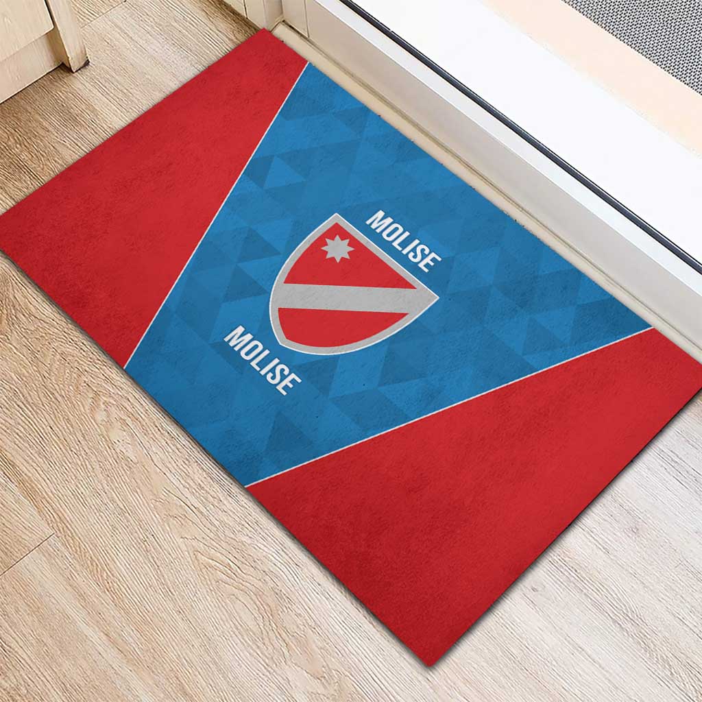 Personalized Italy Molise Rubber Doormat Inspiration Flags Style