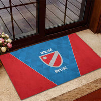 Personalized Italy Molise Rubber Doormat Inspiration Flags Style