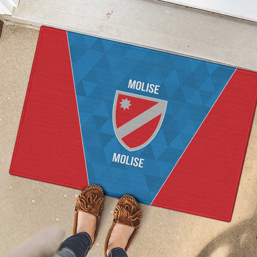 Personalized Italy Molise Rubber Doormat Inspiration Flags Style