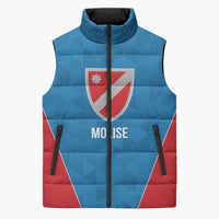 Personalized Italy Molise Sleeveless Puffer Jacket Inspiration Flags Style - Wonder Print Shop