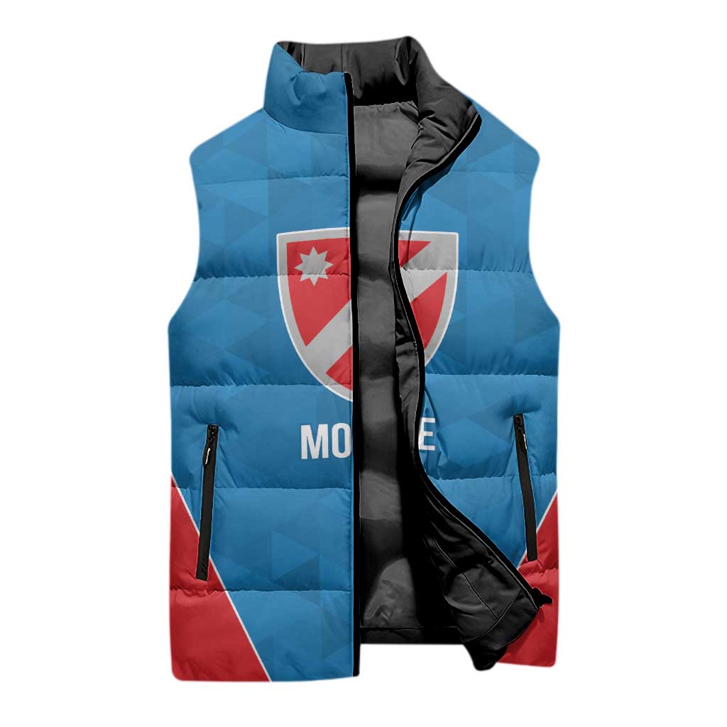 Personalized Italy Molise Sleeveless Puffer Jacket Inspiration Flags Style - Wonder Print Shop