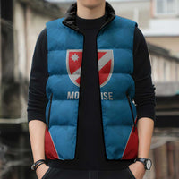 Personalized Italy Molise Sleeveless Puffer Jacket Inspiration Flags Style - Wonder Print Shop