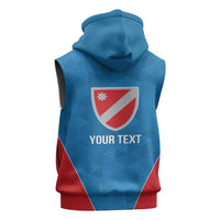 Personalized Italy Molise Sleeveless Zip Hoodie Inspiration Flags Style - Wonder Print Shop