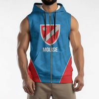 Personalized Italy Molise Sleeveless Zip Hoodie Inspiration Flags Style - Wonder Print Shop