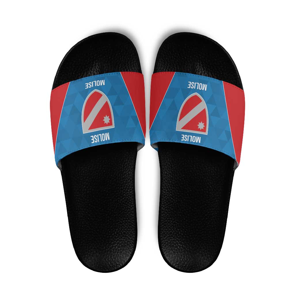 Personalized Italy Molise Slide Sandals Inspiration Flags Style - Wonder Print Shop