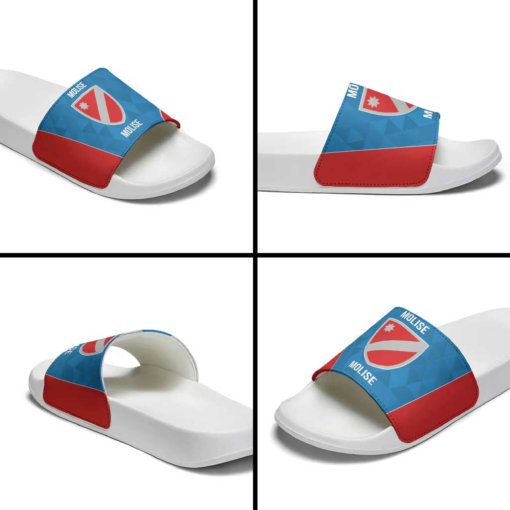 Personalized Italy Molise Slide Sandals Inspiration Flags Style - Wonder Print Shop