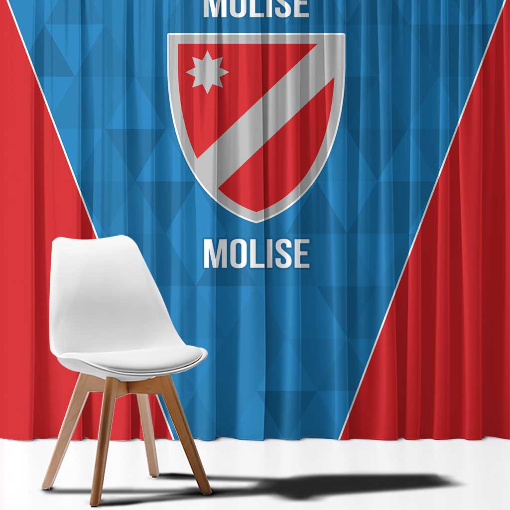 Personalized Italy Molise Window Curtain Inspiration Flags Style