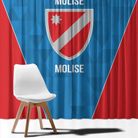 Personalized Italy Molise Window Curtain Inspiration Flags Style