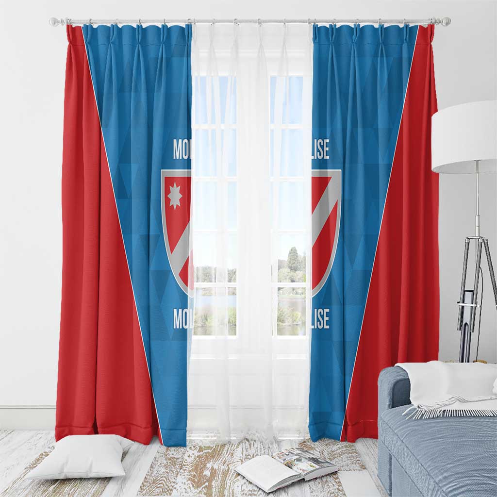 Personalized Italy Molise Window Curtain Inspiration Flags Style