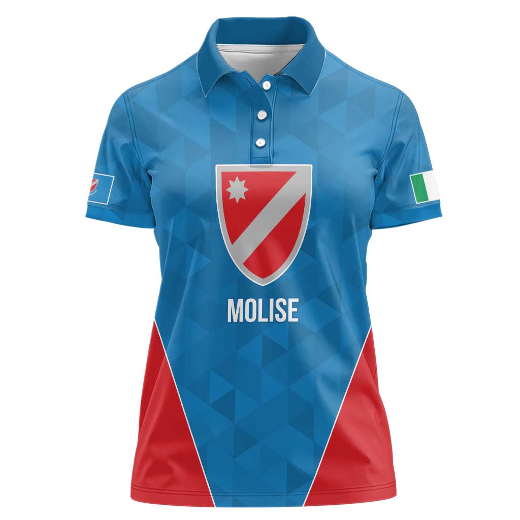 Personalized Italy Molise Women Polo Shirt Inspiration Flags Style
