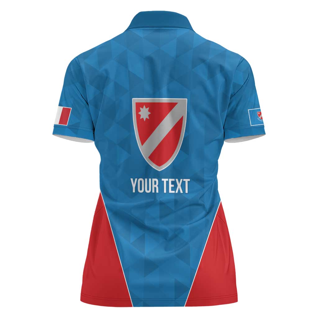 Personalized Italy Molise Women Polo Shirt Inspiration Flags Style