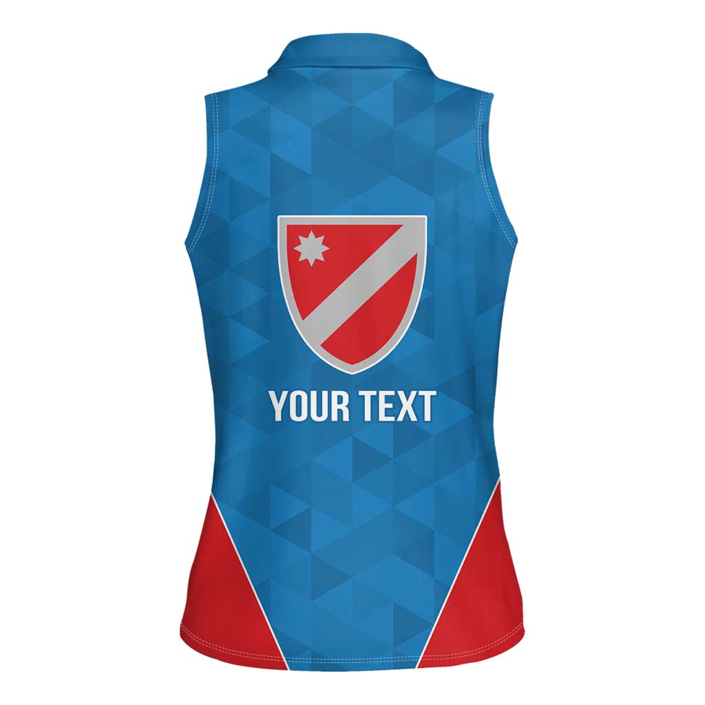 Personalized Italy Molise Women Sleeveless Polo Shirt Inspiration Flags Style