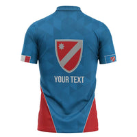 Personalized Italy Molise Zipper Polo Shirt Inspiration Flags Style - Wonder Print Shop