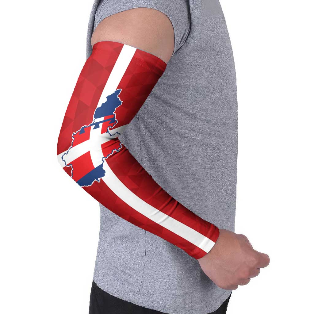 Personalized Italy Piedmont Arm Sleeves Inspiration Flags Style - Wonder Print Shop