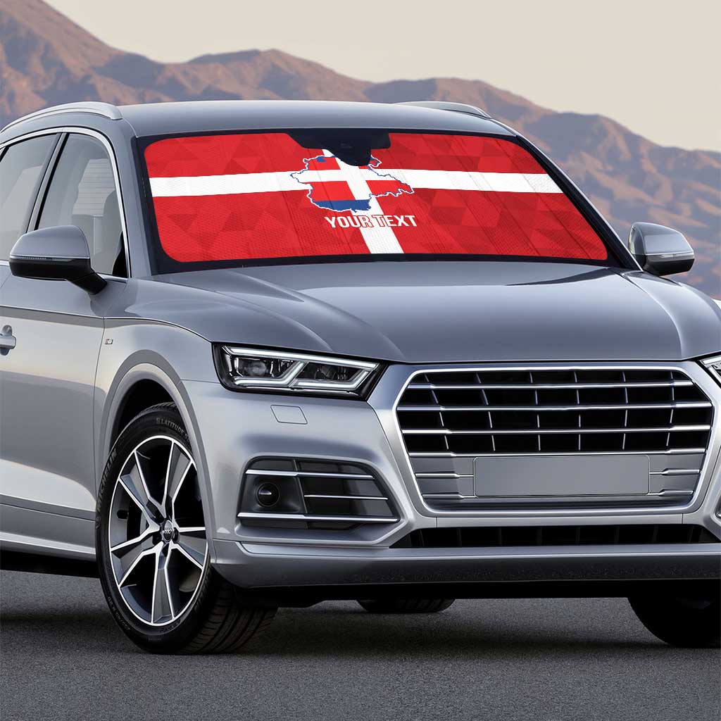 Personalized Italy Piedmont Auto Sun Shade Inspiration Flags Style - Wonder Print Shop