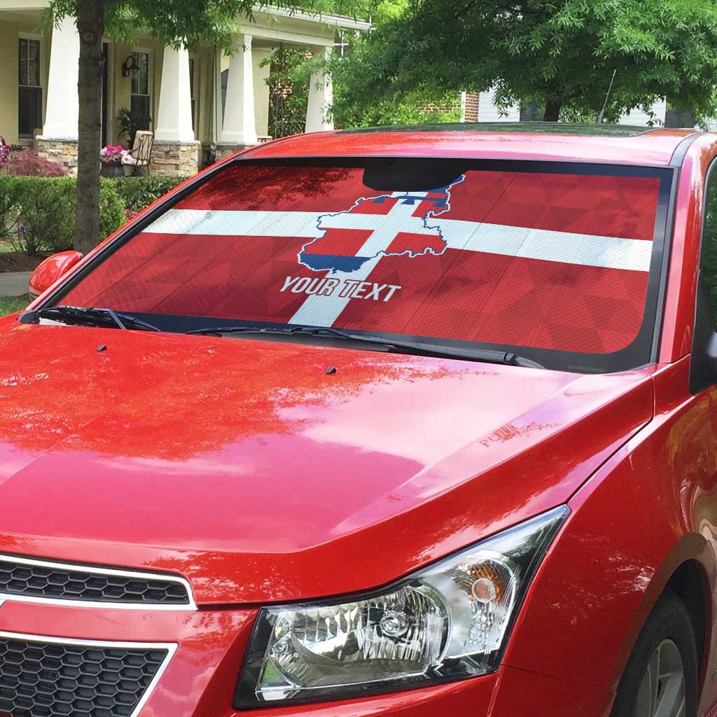 Personalized Italy Piedmont Auto Sun Shade Inspiration Flags Style - Wonder Print Shop