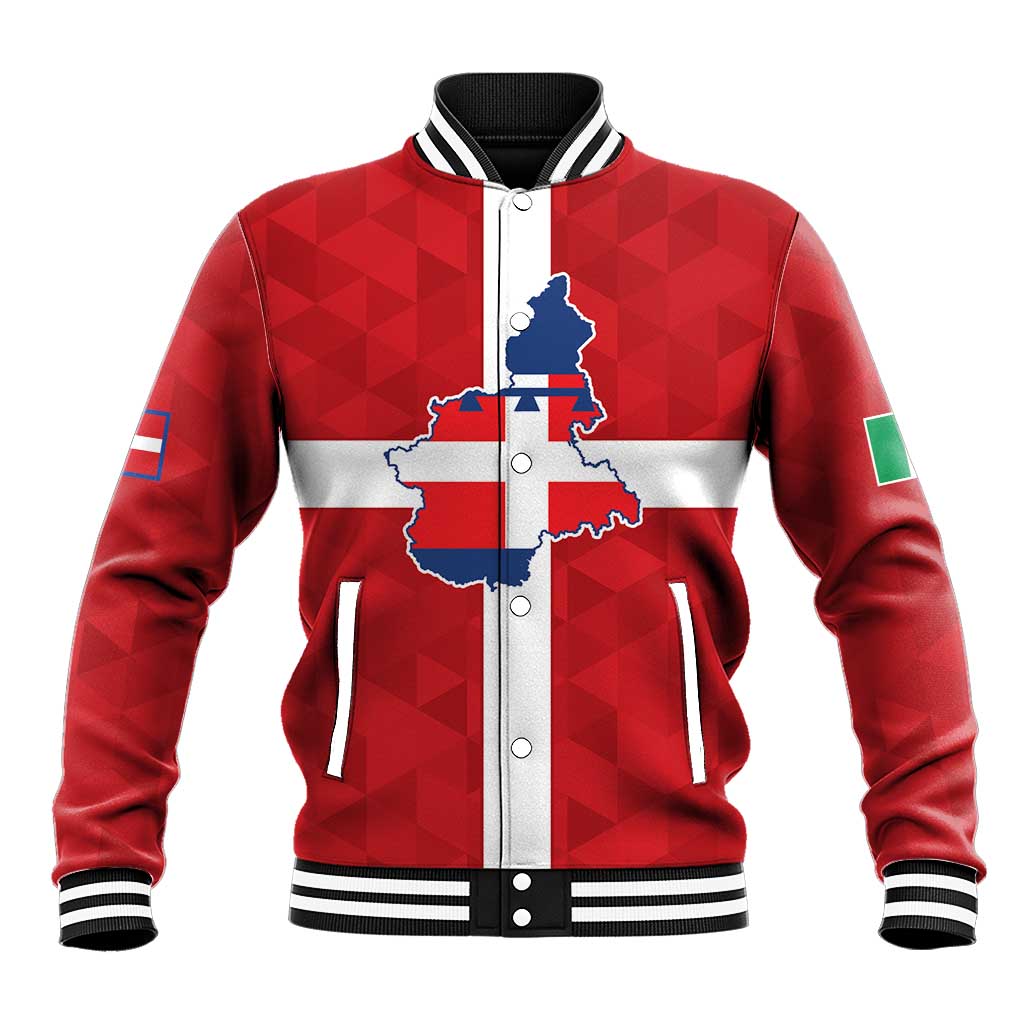 Personalized Italy Piedmont Baseball Jacket Inspiration Flags Style