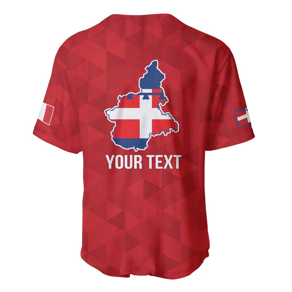 Personalized Italy Piedmont Baseball Jersey Inspiration Flags Style