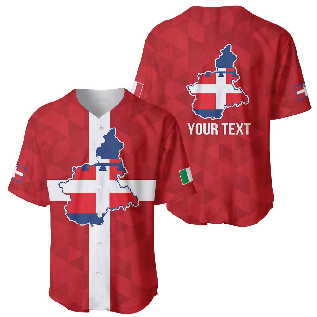 Personalized Italy Piedmont Baseball Jersey Inspiration Flags Style