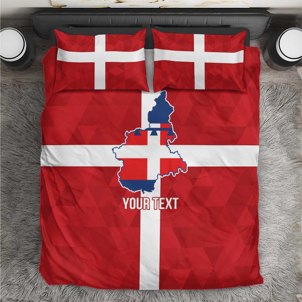 Personalized Italy Piedmont Bedding Set Inspiration Flags Style