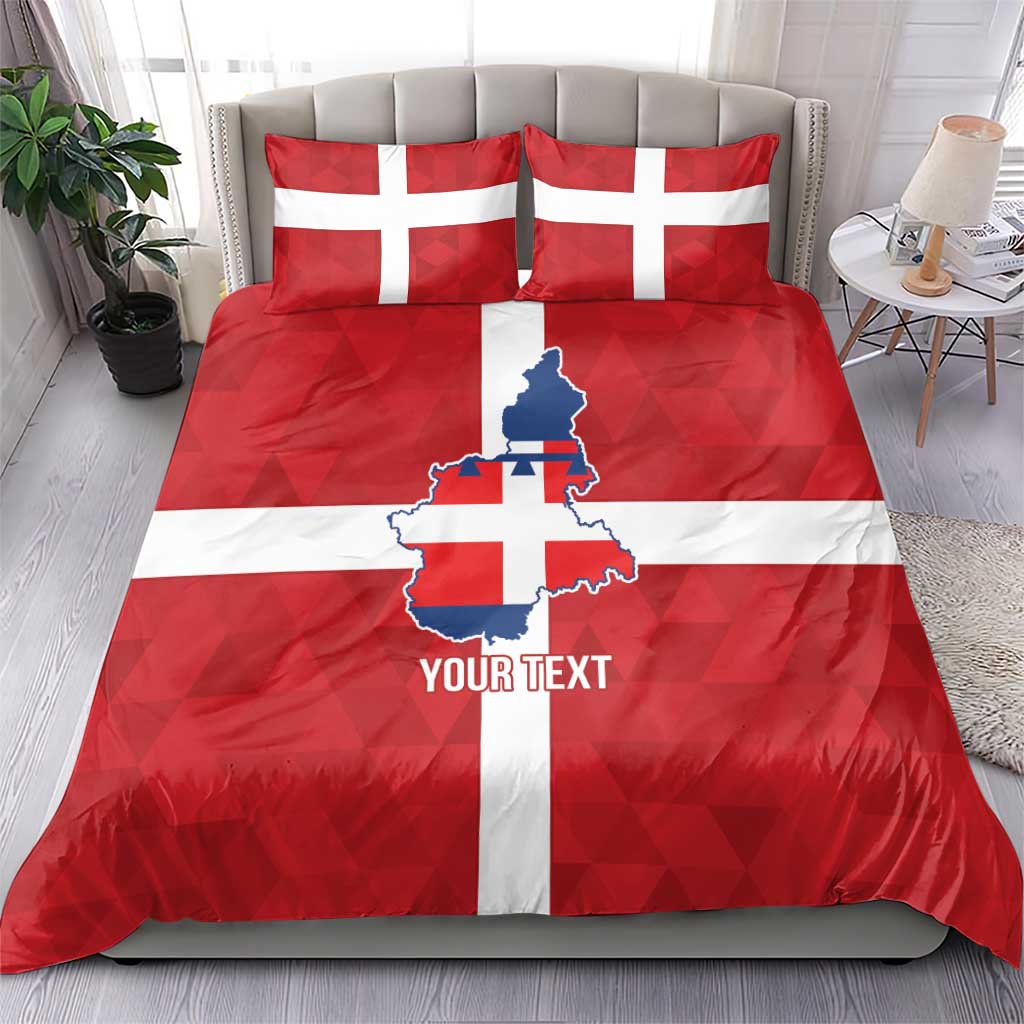 Personalized Italy Piedmont Bedding Set Inspiration Flags Style